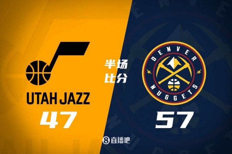 约基奇无敌&19+13+4+3断 科利尔6中0 掘金半场领先爵士10分